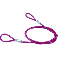 ニッサチェイン 鉄製カットワイヤー アルミカシメ 赤PVC 3 4.3×1040mm 3(4.3)赤1040507 FC357EW-1264625