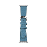 ABBI SIGNATURE Apple Watch用シュランケンカーフバンド(49/46/45/44/42mm) セルリアンブルー ABS27677AW