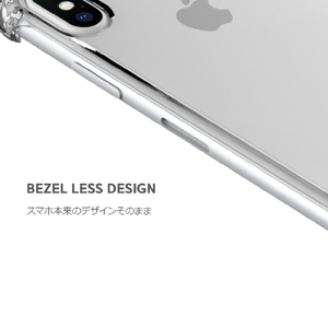 Design Skin iPhone XS/X用ケース CORNER CASE マットブラック DSK14677I58-イメージ6
