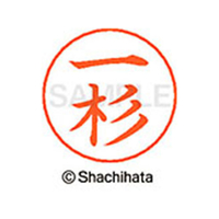 シヤチハタ ネームペン用ネーム シルバー 既製 一杉 FC46022-X-GPS-0251
