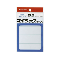 ニチバン マイタックラベル 26×79mm 4片×15シート F802673-ML-19