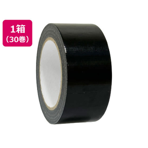 Forestway カラー布テープ 0.2mm厚 50mm×25m 黒 30巻 FC443SA-イメージ1