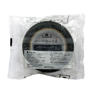 Forestway カラー布テープ 0.2mm厚 50mm×25m 黒 30巻 FC443SA-イメージ3