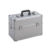 トラスコ中山 TRUSCO　アルミケース（両開き）　内寸432X205XH305　シルバー TACR-45