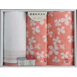 林 泉州・今治 日本のタオルギフト 薄紅PINK ｾﾝｼﾕｳｲﾏﾊﾞﾘGI203602-イメージ1
