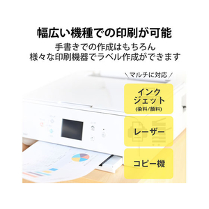 エレコム 宛名表示ラベル 速貼 30面 20シート FC09063EDT-TMQN30-イメージ6