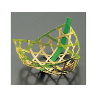 萬洋 三ツ葉 珍味入れ 緑 18-611A FC761LN-5260800