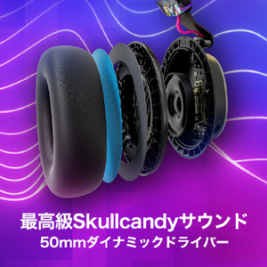 Skullcandy ゲーミングヘッドフォン SLYR PRO BLACK S6SPY-P003-イメージ6