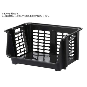 SANKA/積み重ねケース ナチュラ ストックス ブラック NST-30BK FCA602T-2613101-イメージ1