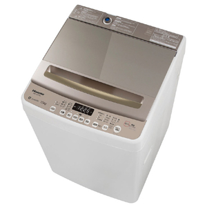 ハイセンス 7.5Kg全自動洗濯機 シャンパンゴールド/ホワイト HW-DG75C-イメージ12