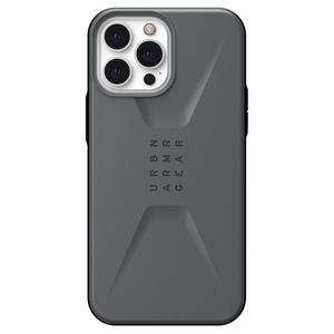 URBAN ARMOR GEAR iPhone 13 Pro Max用耐衝撃ケース UAG CIVILIAN シルバー UAG-IPH21L-C-SV-イメージ1