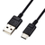 エレコム 極細USB Type-Cケーブル(1．5m) ブラック MPA-ACX15BK-イメージ1