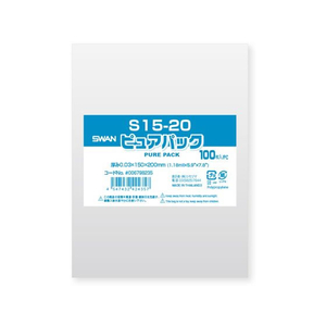 シモジマ ピュアパックS 厚0.03×150×200 100枚 FCV4236-6798235-イメージ1