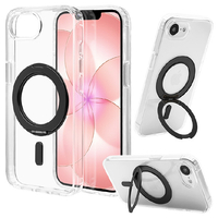 ラスタバナナ iPhone17e/16e用 ZEROSAFE CIRCLE ＺＥＲＯＳＡＦＥ クリア＊ブラック 9694IP6EZSCLBK