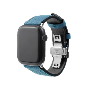 ABBI SIGNATURE Apple Watch用シュランケンカーフバンド(42/41/40/38mm) セルリアンブルー ABS27678AW-イメージ2