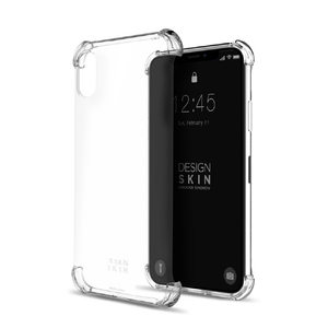 Design Skin iPhone XS/X用ケース CORNER CASE オールクリア DSK14678I58-イメージ1