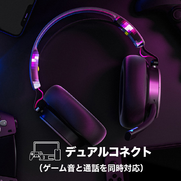 Skullcandy ゲーミングヘッドフォン PLYR BLACK S6PPY-P003 USB 別売り Type Bluetooth USBドングル