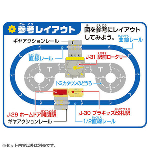 タカラトミー プラレール J-30 アクションタウン プラキッズ改札駅 Pﾚ-ﾙJ30ｱｸｼﾖﾝﾀｳﾝｶｲｻﾂｴｷ-イメージ7