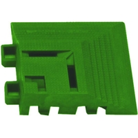 ミヅシマ工業 クロスラインマットエース コーナー 緑 FC043HX-4453387