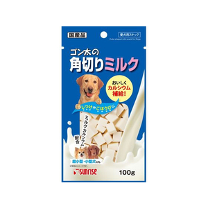 マルカン ゴン太の角切りミルク 100g FC376PS-MIL-100-イメージ1