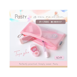 プラス Pasty テープのり 使切り ピンク FC369PA-54454/TG-1511-P-イメージ2
