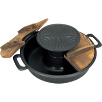 東伸販売 五進 アルミ(フッ素加工)焼きしゃぶ鍋 30cm(J-53) FC448LT-6751600