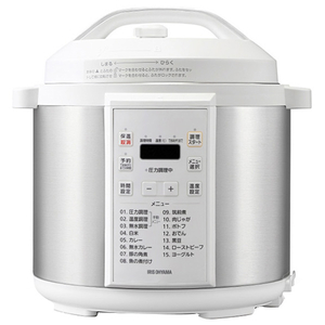 アイリスオーヤマ 電気圧力鍋 ホワイト PC-EMA6-W-イメージ2