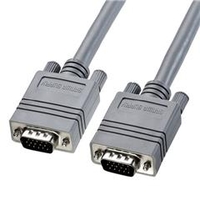 サンワサプライ ディスプレイケーブル（複合同軸・アナログRGB・4m） ライトグレー KB-CHD154K2