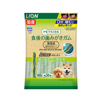 ライオン PETKISS 食後歯ガム 無添加超やわらか 80g FC66487