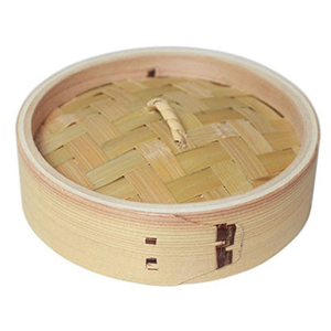 萬洋 竹の精 中華セイロ 直径15cm 蓋 FC16122-19003A-イメージ1