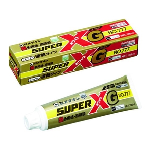 セメダイン スーパーXゴールドNo777速硬化 白 135ml AX-112 白色13584 FC883FE-3563901-イメージ1