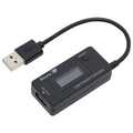 ルートアール QC2．0対応 USB 簡易電圧・電流チェッカー 積算機能・VA同時表示対応 ブラック RT-USBVAC4QC