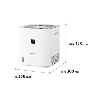 シャープ 衣類乾燥除湿機 ホワイト CV-U60-W-イメージ2