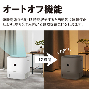 シャープ 衣類乾燥除湿機 ホワイト CV-U60-W-イメージ9