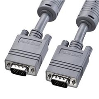 サンワサプライ ディスプレイケーブル（複合同軸・アナログRGB・7m） ライトグレー KB-CHD157K2