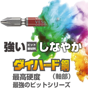 ベッセル（ＴＮ） 剛彩ビット　（片頭ヘックス）　対辺２×１５０ｍｍ GSH020L-イメージ3