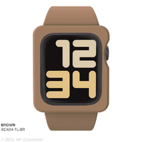 EYLE Apple Watch Series 6/5/4/SE用ケース付きバンド 40mm TILE BROWN XEA04TLBR