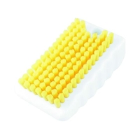 トラスコ中山 ツメブラシ HACCP対応 イエロー FC220JK-4821165