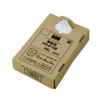 トラスコ中山 業務用HDポリ袋 半透明箱入 0.015mm厚×45L 100枚 FC882GJ-2072156
