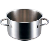 Sambonet パデルノ 半寸胴鍋 蓋無 1007-32cm 電磁 FC426LS-6266500