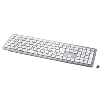 エレコム Precisionist USB無線/Bluetooth薄型フルキーボード ホワイト TK-PN10FMPWH