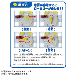 タカラトミー プラレール J-31 アクションタウン 駅前ロータリー Pﾚ-ﾙJ31ｱｸｼﾖﾝﾀｳﾝｴｷﾏｴﾛ-ﾀﾘ--イメージ5