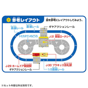 タカラトミー プラレール J-31 アクションタウン 駅前ロータリー Pﾚ-ﾙJ31ｱｸｼﾖﾝﾀｳﾝｴｷﾏｴﾛ-ﾀﾘ--イメージ7