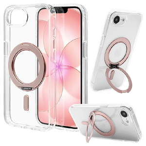 ラスタバナナ iPhone17e/16e用 ZEROSAFE CIRCLE ＺＥＲＯＳＡＦＥ クリア＊ピンク 9696IP6EZSCLPK-イメージ1
