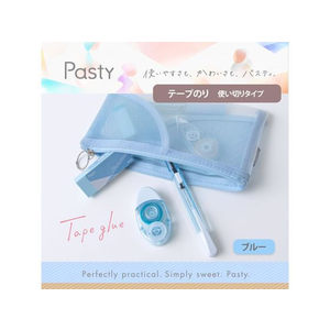 プラス Pasty テープのり 使切り ブルー FC371PA-5445/TG-1511-P-イメージ2