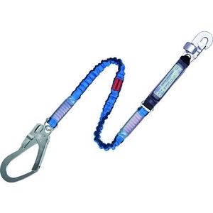 藤井電工 胴ベルト型用ランヤード ノビロン 青 321150～1600青- FC892FC-1718003-イメージ1