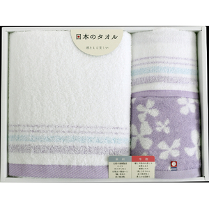 林 泉州・今治 日本のタオルギフト 藤紫PURPLE ｾﾝｼﾕｳｲﾏﾊﾞﾘGI253605-イメージ1