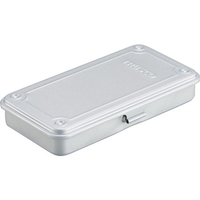 トラスコ中山 トランク型工具箱 203×109×35 シルバー FC645DP-2064698