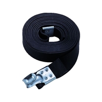 トラスコ中山 TRUSCO ゴムロープ金具 幅20mm×長1.5m 1Pk(袋)=10本 片端／フック付1.520210 FC355GR-5112389