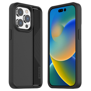 araree iPhone 14 Pro用ハンドストラップケース BOAT ブラック AR24681I14PBK-イメージ1